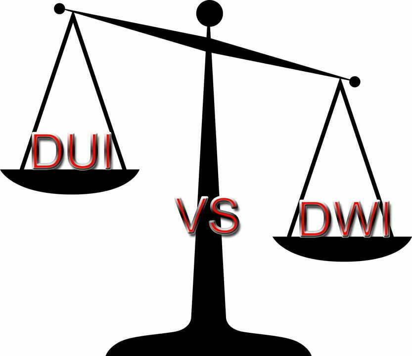 DUI vs DWI