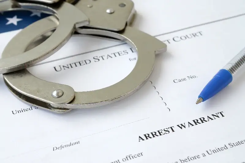 an image of a single handcuff, representing the bail process in fort bend county, tx